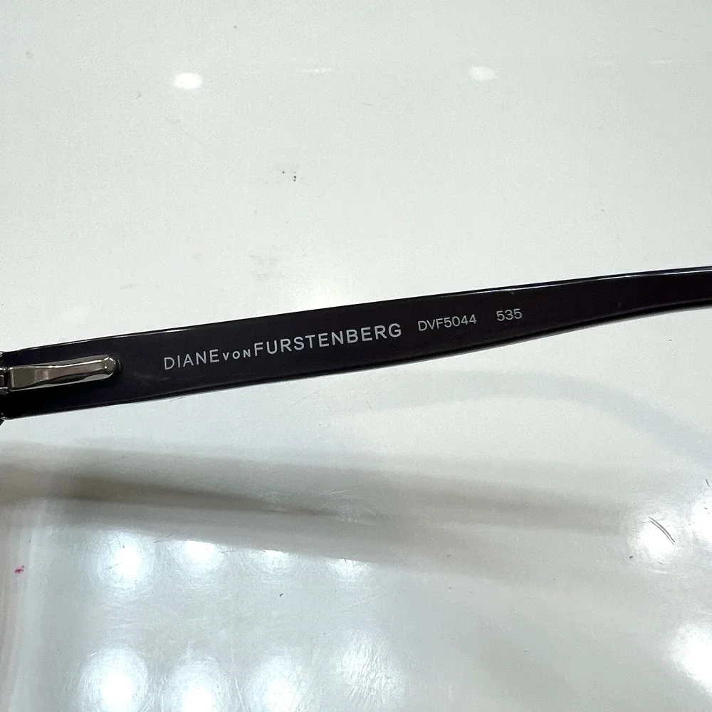 NEW Diane von Furstenberg 5044 535 Translucent Purple Eyeglasses Frame 52-17-135